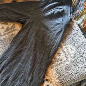 Moth Women's V-Neck Sweater in Charcoal Gray